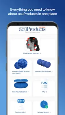 acuProducts (HealMyBody) android App screenshot 1